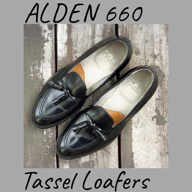 ■美品■ALDEN/オールデン/タッセルローファー/9/27/黒/ブラック/ペニ