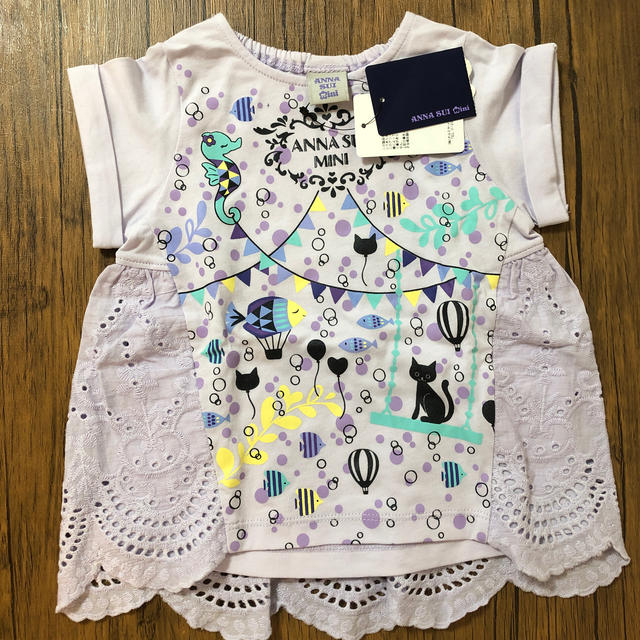 ANNA SUI MINI 新品未使用タグ付き キッズ/ベビー/マタニティのキッズ服女の子用(90cm~)(Tシャツ/カットソー)の商品写真