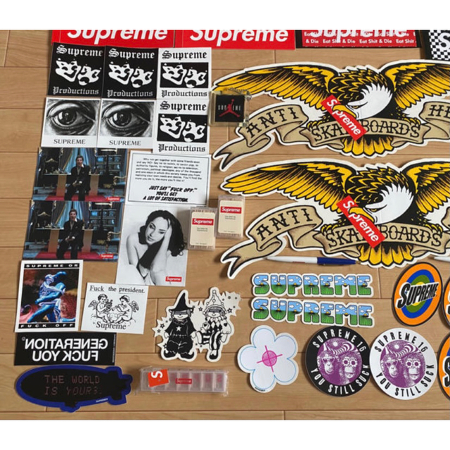 プチギフト supreme シュプリーム 歴代ステッカー セット売り | www
