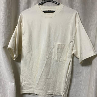 auralee オーラリー スタンドアップT 4 白(Tシャツ/カットソー(半袖/袖なし))