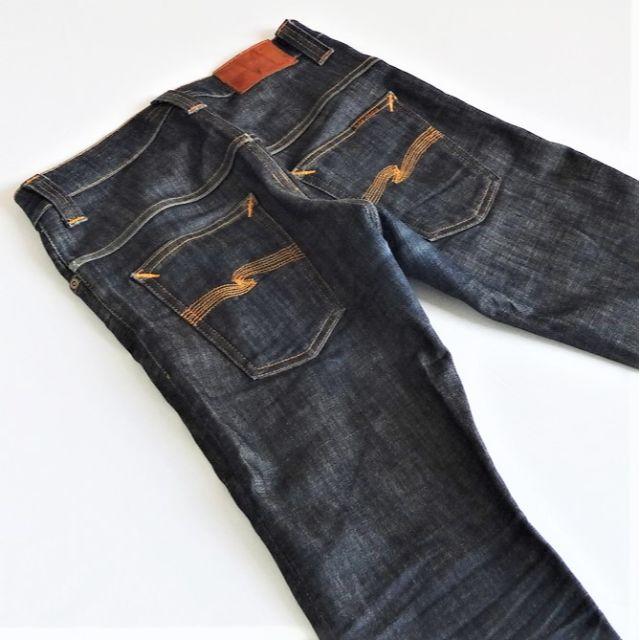 Nudie Jeans(ヌーディジーンズ)のヌーディジーンズシンフィン▼ストレッチスキニーデニム▼濃紺▼29▼W約74cm メンズのパンツ(デニム/ジーンズ)の商品写真