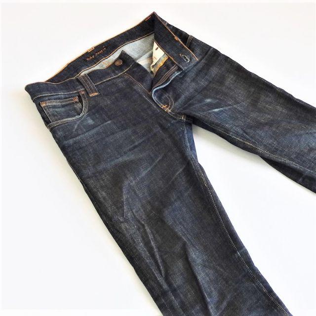 Nudie Jeans(ヌーディジーンズ)のヌーディジーンズシンフィン▼ストレッチスキニーデニム▼濃紺▼29▼W約74cm メンズのパンツ(デニム/ジーンズ)の商品写真