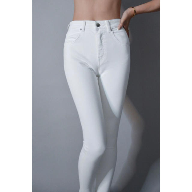 sheller white denim pants ホワイトデニム　スキニー