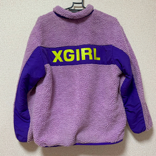 エックスガール(X-girl)の値下げ❗️Xgirl ボアマウンテンジャケット　韓国　ファッション(マウンテンパーカー)