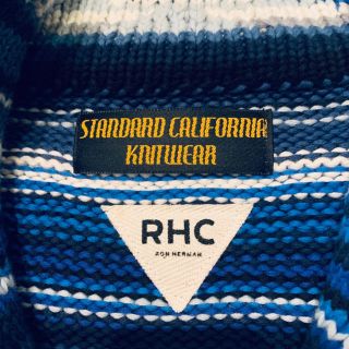 未使用 RHC スタンダードカリフォルニア コンチョボタン ニット