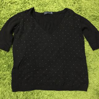 ザラ(ZARA)のZARA サマーニット(カットソー(半袖/袖なし))