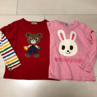 ミキハウス(mikihouse)のミキハウス　女の子　110㎝　ロンT(Tシャツ/カットソー)