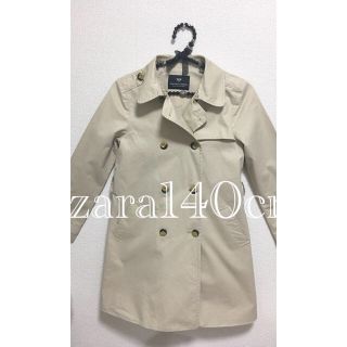 ザラ(ZARA)の美品　140cm  zara girl トレンチ コート　女の子(コート)