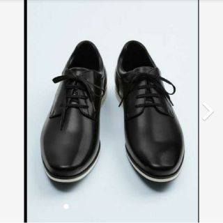 ザラ(ZARA)のZARA ブラックスニーカー 27.5cm(スニーカー)