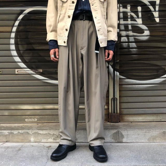 ※値下げ　bukht / ONE TUCK WIDE TROUSER