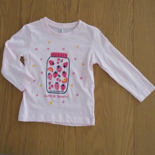 シマムラ(しまむら)の【新品】ロングＴシャツ 90 女の子 長袖(Tシャツ/カットソー)