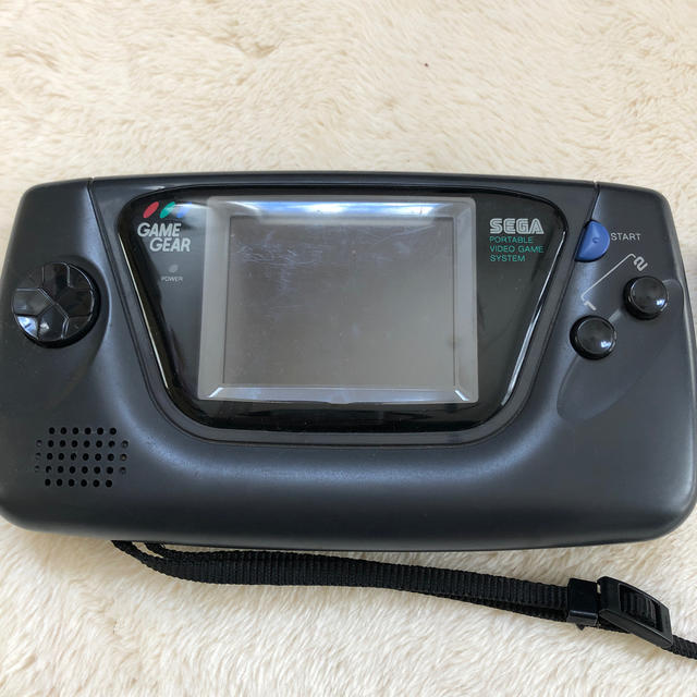 SEGA(セガ)のSEGA ゲームギア本体　ソニックドラフトのソフト付　ジャンク品 エンタメ/ホビーのゲームソフト/ゲーム機本体(携帯用ゲーム機本体)の商品写真