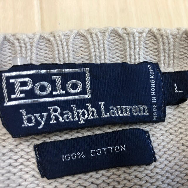 POLO RALPH LAUREN(ポロラルフローレン)の古着　90s ポロラルフローレンのセーター　L メンズのトップス(ニット/セーター)の商品写真