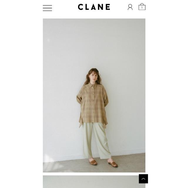 Shel'tter ORIGINAL - ぶぅ20ss☆CLANEチェックフリルシャツ