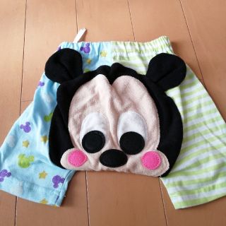 ディズニー(Disney)のミッキー　90パンツ(パンツ/スパッツ)