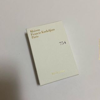 メゾンフランシスクルジャン(Maison Francis Kurkdjian)のMaison Francis Kurkdjian Paris 754(ユニセックス)