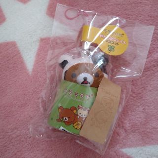 サンエックス(サンエックス)の未使用　リラックマ　やわらかフェイスマスコット　ストラップ　スクイーズ(キャラクターグッズ)