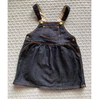 プチバトー(PETIT BATEAU)のプチバトー　petit bateau  ジャンパースカート　サロペット　24m (ワンピース)