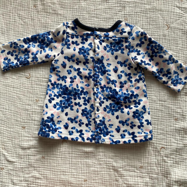 PETIT BATEAU(プチバトー)のプチバトー　petit bateu  チュニック　トップス　18m キッズ/ベビー/マタニティのベビー服(~85cm)(ワンピース)の商品写真