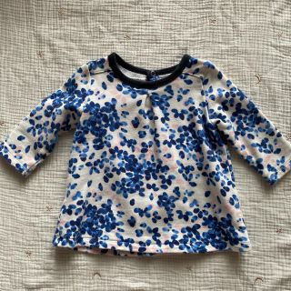 プチバトー(PETIT BATEAU)のプチバトー　petit bateu  チュニック　トップス　18m(ワンピース)