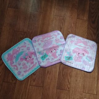 ボンボンリボン(ぼんぼんりぼん)のコアラ様専用【新品・未使用】ぼんぼんりぼんミニタオルハンカチ３枚セット♡(その他)