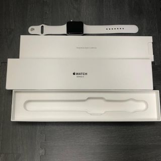 アップルウォッチ(Apple Watch)のApple Watch series3 GPSモデル　　試着のみ　42mm(腕時計(デジタル))