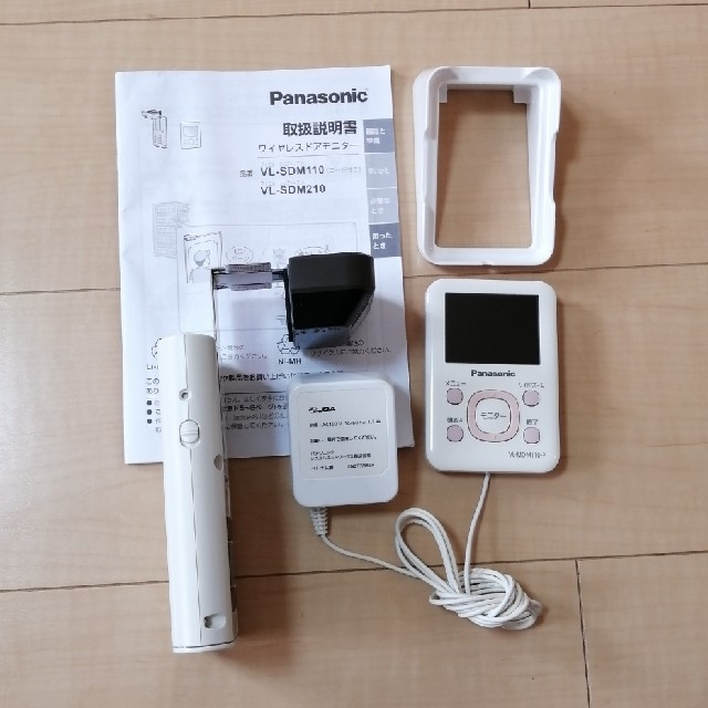 Panasonic ワイヤレスドアモニター VL-MDM110-Pドアモニ