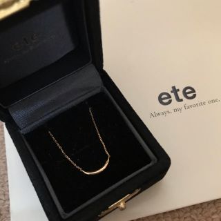 ete - ete クレセントムーン ネックレスの通販 by shop|エテならラクマ