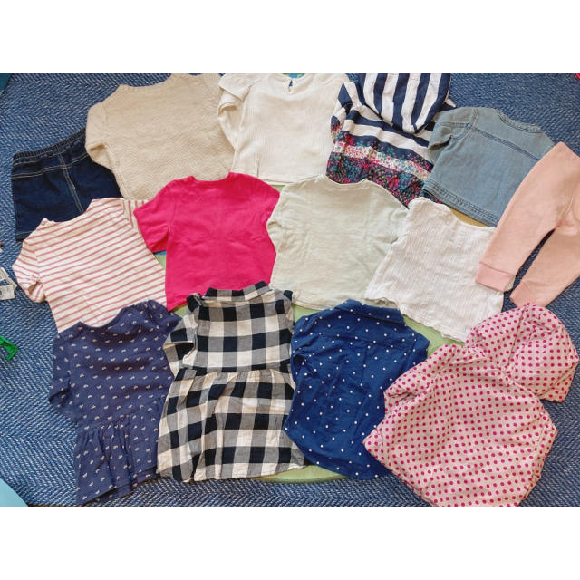 H&M(エイチアンドエム)の女の子　80 冬服　まとめ売り キッズ/ベビー/マタニティのベビー服(~85cm)(ニット/セーター)の商品写真