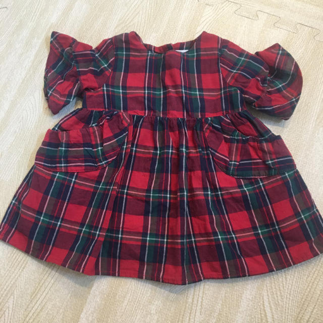 NEXT(ネクスト)のnext baby タータンチェック　チュニック キッズ/ベビー/マタニティのベビー服(~85cm)(ワンピース)の商品写真