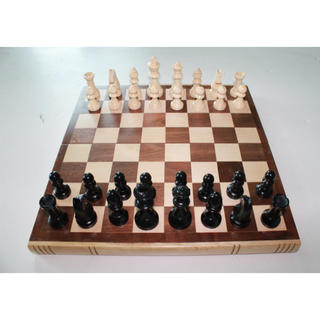 チェスセット チェス盤 駒 ボードゲーム アンティーク折り畳み盤 の