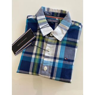 トミーヒルフィガー(TOMMY HILFIGER)のトミーフィルフィガー◆キッズ 男の子 長袖シャツ タグ付き新品(ブラウス)