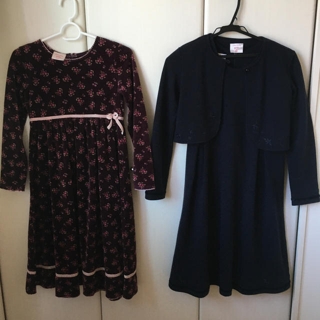 LAURA ASHLEY(ローラアシュレイ)の(200円値下げ)ローラアシュレイ2点サイズ140 ワンピース&ワンピーススーツ キッズ/ベビー/マタニティのキッズ服女の子用(90cm~)(ワンピース)の商品写真