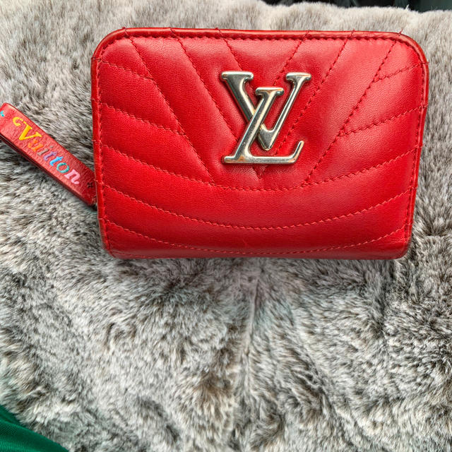 ヴィトン　財布　ウォレット　赤　レディースファッション小物