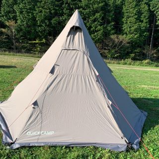 クイックキャンプ ワンポールTC(グレー)の通販 by tom's shop|ラクマ