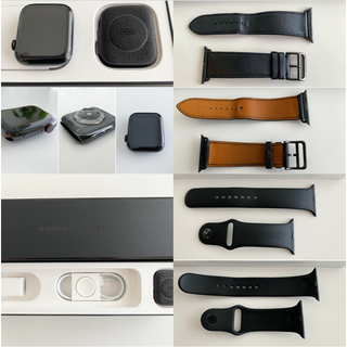 エルメス(HERMES)のApple Watch HERMES Series5 44mm ブラック(その他)