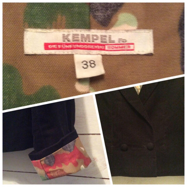 KEMPEL(ケンペル)のKEMPEL ケンペル ハリウッドランチマーケット ダントン オーチバル レディースのジャケット/アウター(テーラードジャケット)の商品写真