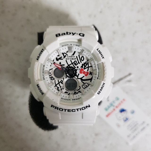 Baby-G(ベビージー)の新品 BABY-G×HELLO KITTY ベビーG×ハローキティ 限定コラボ レディースのファッション小物(腕時計)の商品写真