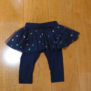 ベビーギャップ(babyGAP)のギャップキッズ　チュールスカートレギンス　ドット　80cm(スカート)