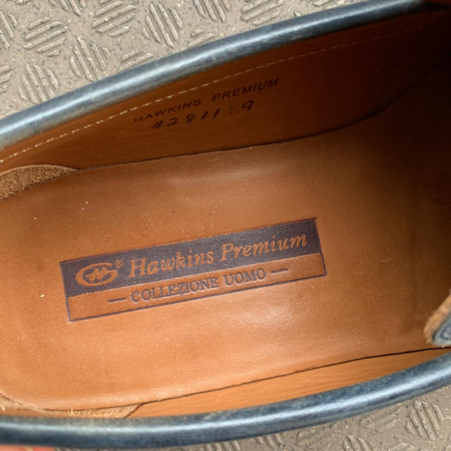 HAWKINS(ホーキンス)のブルーグレーローファー　ホーキンスプレミアム メンズの靴/シューズ(ドレス/ビジネス)の商品写真