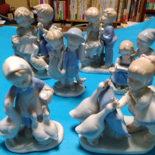 アンデルセン　陶器人形　６個セット置物