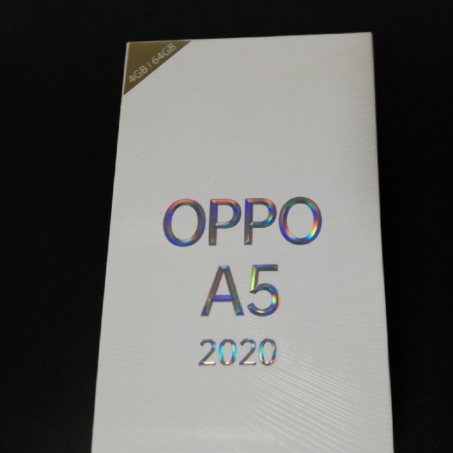 スマートフォン/携帯電話OPPO A5 2020 Blue 64GB 新品未開封