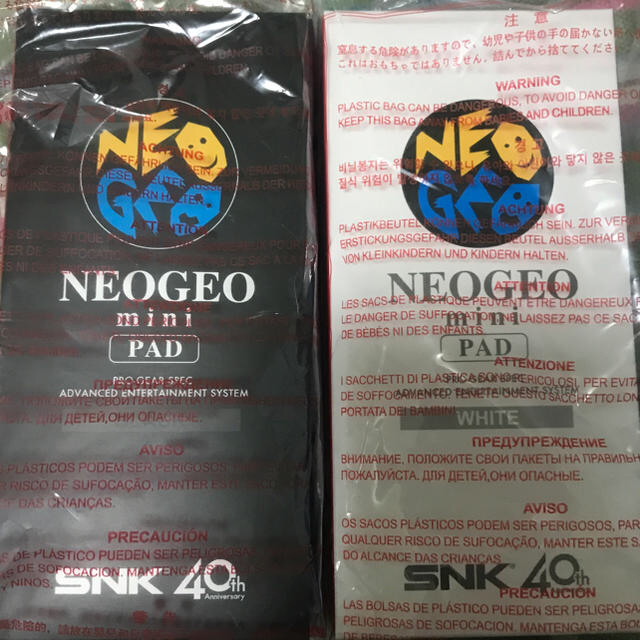 NEOGEO mini PAD ネオジオミニ パッド 白黒セット