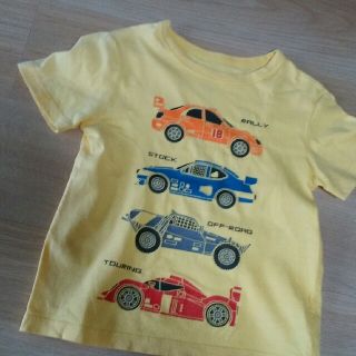 ギャップキッズ(GAP Kids)の【GAP】☆男の子Tシャツ☆105cm☆イエローx車柄(Tシャツ/カットソー)