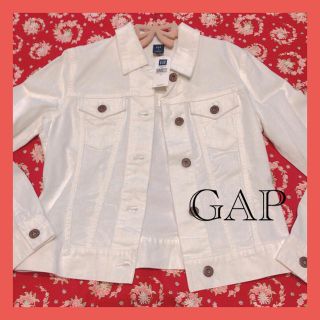 ギャップ(GAP)の【新品】GAP Gジャン S ジャケット トップス 白 デニム アウター(Gジャン/デニムジャケット)