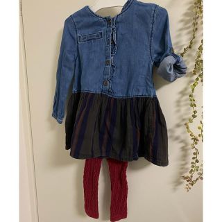 ザラキッズ(ZARA KIDS)のZARAbaby 切り替えワンピース(ワンピース)