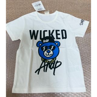 アナップキッズ(ANAP Kids)の値下げ【新品未使用】サングラスキャラTシャツ(ＡＮＡＰ)(Tシャツ/カットソー)