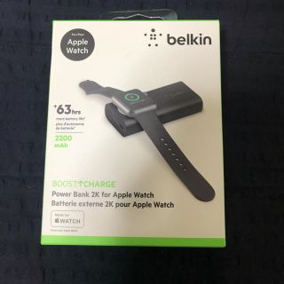 アップルウォッチ(Apple Watch)の豆氏様専用　Belkin ベルキン Apple Watch用 モバイルバッテリー(バッテリー/充電器)