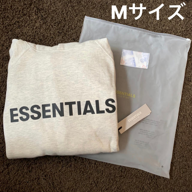 FEAR OF GOD(フィアオブゴッド)のMサイズ FEAR OF GOD ESSENTIALS パーカー ヘザーグレー メンズのトップス(パーカー)の商品写真