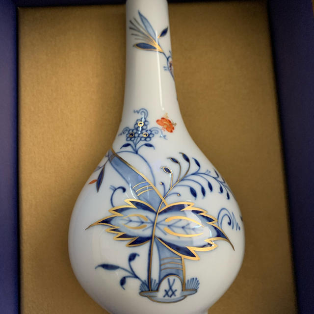 MEISSEN - マイセン 朱金オニオン 花瓶の通販 by ジャネット's shop